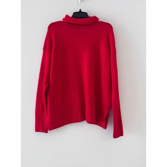 Vince Camuto red turtle neck sweater size small NWOT - Picture 2 of 4